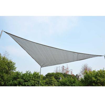 Outsunny® Sonnensegel (grau) Sonnenschutz Dreieck HDPE(3x3x3m)