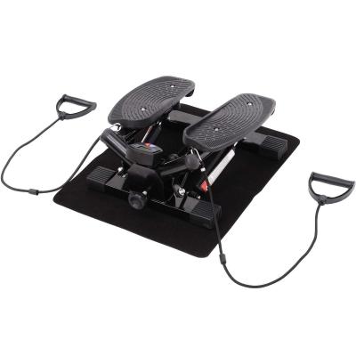 HOMCOM® Mini Stepper Sidestepper inkl. Trainingsbänder schwarz