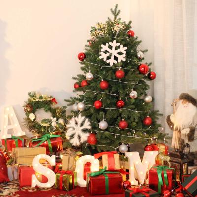 HOMCOM Künstlicher Weihnachtsbaum 1,2 m Christbaum Tannenbaum 839 Äste Metallfuß PVC PE Grün Ø92 x 120H cm
