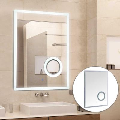 kleankin® LED Badspiegel Badezimmerspiegel Beleuchtung 65W 80x60cm