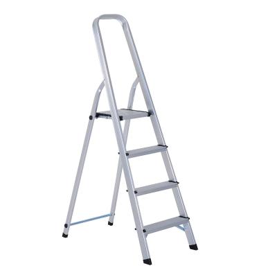 HOMCOM® Stehleiter Aluleiter Trittleiter Haushaltsleiter 4 Stufen