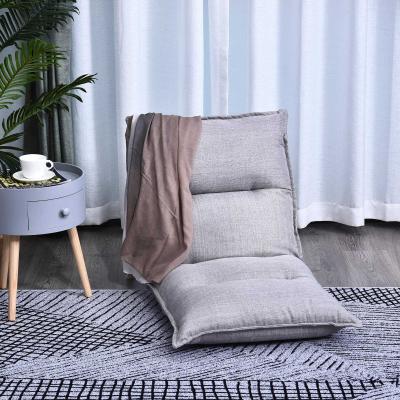 HOMCOM Sitzkissen Sitzsack Bodenkissen Stadionkissen Boden Sessel mit Lehne klappbar