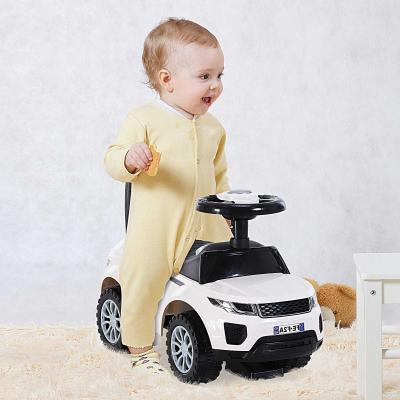 HOMCOM® Kinderfahrzeug Rutschauto Lauflernhilfe mit Hufe Stauraum PP Weiß 62 x 28 x 41,5 cm