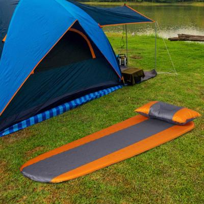 Outsunny® Luftmatraze Aufblasbare Luftbett Kopfkissen Schlafmatte Camping Matraze Pongee