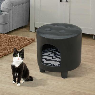 PawHut® Tierhaus Katzenhöhle Hocker multifunktional