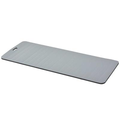 HOMCOM® Yogamatte Rutschfeste Sportmatte Gymnastikmatte mit Tragegurt Grau