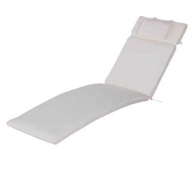 Outsunny® Liegenauflage Liegenpolster mit Kopfkissen Sonnenliege Baumwollfaser Polyester