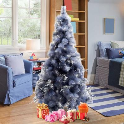 HOMCOM® Künstlicher Weihnachtsbaum | Tannenbaum | ∅75 x 150 cm | Grau