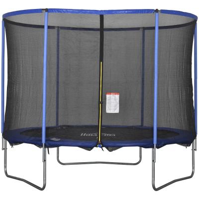 HOMCOM® Trampolin mit Sicherheitsnetz Gartentrampolin Stahl Ø305 x 248H cm