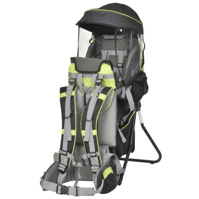 HOMCOM® Babytrage Rucksack für Reisen für Kinder zwischen 6-36 Monate Alu Grün