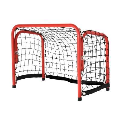 HOMCOM® Outdoor-Freizeit Tragbares Hockeytor Schnellklappbares Stahlrohr Fußballtor
