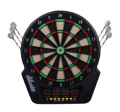 HOMCOM Elektronische Dartscheibe | für 6 Spieler | 51,5 x 44 x 3,2 cm | Schwarz
