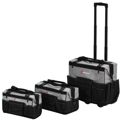 DURHAND® Werkzeugtrolley leer Werkzeugtaschen-Set mit Rollen 3-Größe Oxford-Gewebe