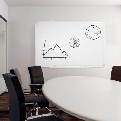 Vinsetto® Doppelseitige Whiteboard & Kreidetafel Tafel mit Stiftablage Memoboard Weiß+Grün