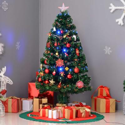 HOMCOM® LED-Weihnachtsbaum | Kunsttanne | Ø 60 x 120 cm | Grün