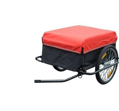 HOMCOM PRZYCZEPKA ROWEROWA TRANSPORTOWA czarno-czerwona