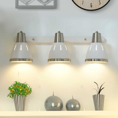 HOMCOM® KINKIET ZESTAW 3 REFLEKTORÓW ŚCIENNYCH OBROTOWA LAMPA PUNKTOWA