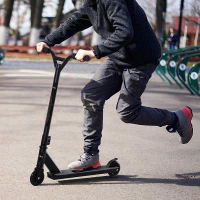 Homcom® Hulajnoga Wyczynowa Freestyle Triki Kółka Poliuretanowe od 14 Lat Aluminium Czarna
