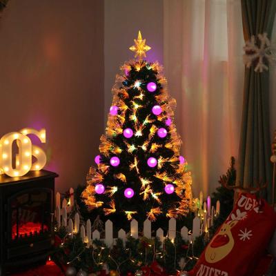 Choinka sztuczna z lampkami 1,2m LED 2 kolory światła 130 gałązek Ø45x