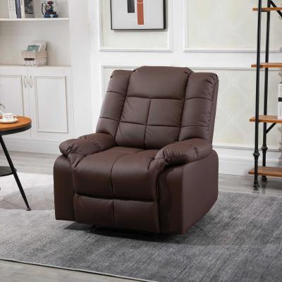 Sofa z masażem TV fotel relaksacyjny fotel z funkcją podgrzewania fotel z funkcją odchylania brązowy HOMCOM®