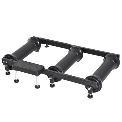 Trenażer rolkowy domowy indoor-training aluminium czarny HOMCOM®