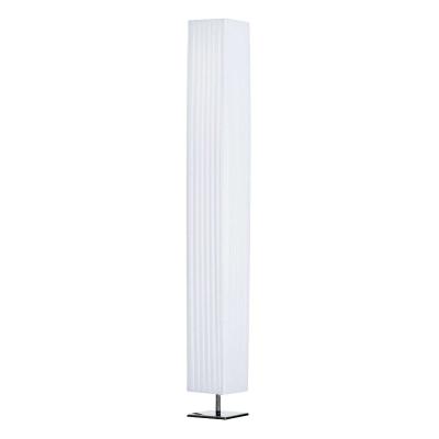 HOMCOM LAMPA STOJĄCA PODŁOGOWA ZE STALI NIERDZEWNEJ SALON E27 120CM biała