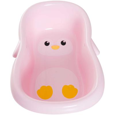 HOMCOM WANIENKA DLA DZIECKA Z KORECZKIEM 86X55X27CM różowa