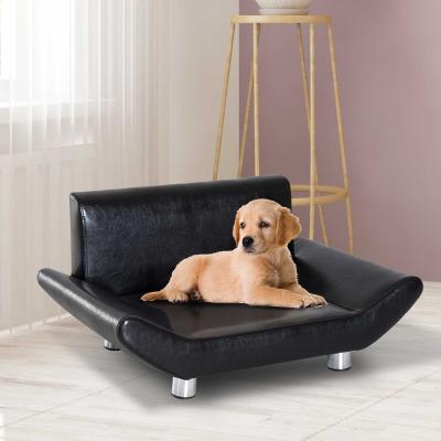 PawHut SOFA MATA DLA PSA ŁÓŻKO DLA ZWIERZĄT DOMOWYCH czarna