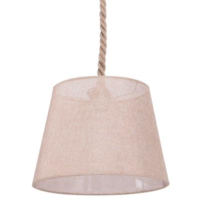 HOMCOM® LAMPA WISZĄCA LAMPA SUFITOWA LINA KONOPNA KLOSZ E27 40 W beż