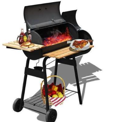 Outsunny GRILL WĘGLOWY OGRODOWY PÓŁKI POKRYWA