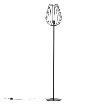 HOMCOM Lampa podłogowa w industrialnym stylu retro z metalowymi prętami