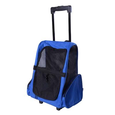 Plecak torba transporter dla psa kota 2w1 niebieski PawHut