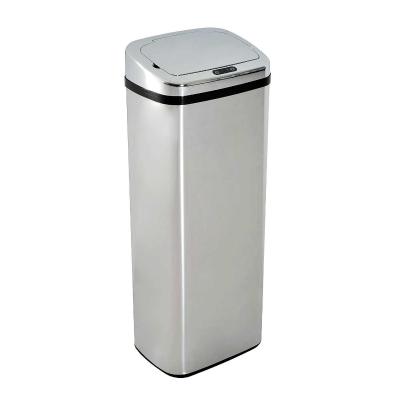 HOMCOM KOSZ NA ŚMIECI STALOWY AUTOMATYCZNY 50L