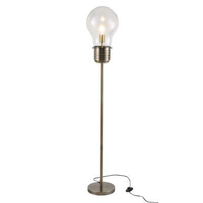 Lampa podłogowa w stylu industrialnym Lampa stojąca LED oprawka E27 brąz