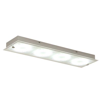 HOMCOM LED LAMPA SUFITOWA 4-PUNKTOWA 24 W srebrna