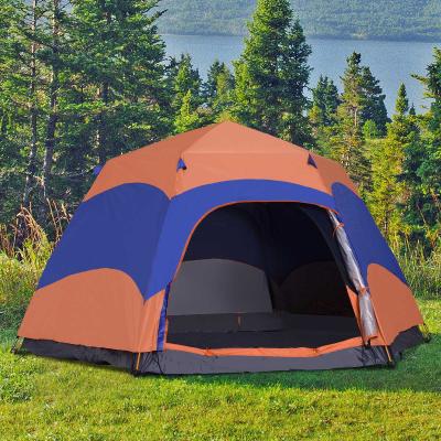 Namiot quick-up podwójna ściana outdoor wodoodporny z torbą i moskitierą Outsunny