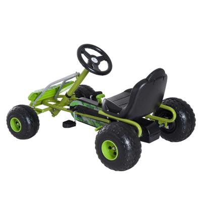 HOMCOM® SAMOCHÓD NA PEDAŁY GOKART DLA DZIECI OD 3 LAT zielony