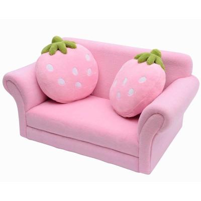 HOMCOM Sofa dziecięca Fotel Kanapa (sofa truskawka)