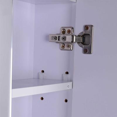 HOMCOM WISZĄCA SZAFKA ŁAZIENKOWA Z LUSTREM 60 x 60 x 15 cm