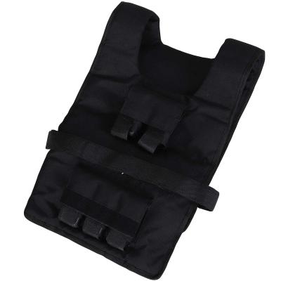 HOMCOM® Kamizelka Treningowa z Obciążeniem 30 kg Trening Siłowy Fitness Oxford Żelazo Czarny