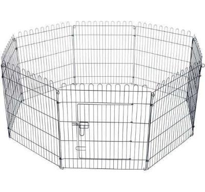 PawHut® Kojec Hodowlany Metalowy Klatka 8 elementów 71x91 cm