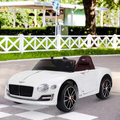 HOMCOM® SAMOCHÓD DLA DZIECI AUTO ELEKTRYCZNE BENTLEY Z PILOTEM biały