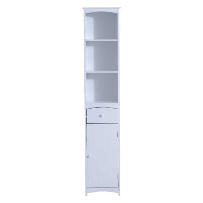 HOMCOM SZAFKA ŁAZIENKOWA Z PÓŁKAMI 34 x 24 x 170 cm