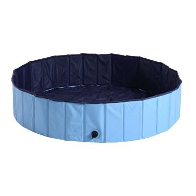 PawHut BASEN DLA PSA DO KĄPIELI Φ140 CM jasnoniebieski