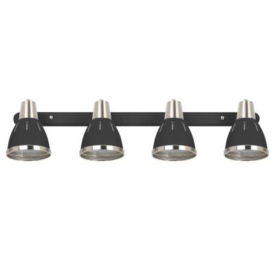 HOMCOM® KINKIET ZESTAW 4 REFLEKTORÓW ŚCIENNYCH OBROTOWA LAMPA PUNKTOWA