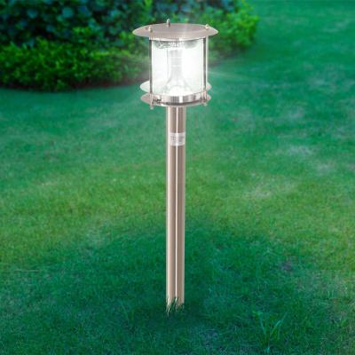 Outsunny® SOLARNA LAMPA OGRODOWA LED OŚWIETLENIE OGRODOWE stal szlachetna srebrna