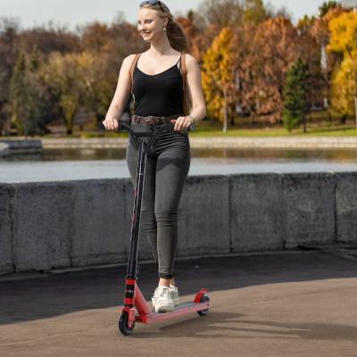 Homcom® Hulajnoga Wyczynowa Freestyle Triki Kółka Poliuretanowe od 14 Lat Aluminium Czerwona