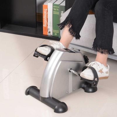 HOMCOM® TRENAŻER ROWEROWY MINI BIKE WYŚWIETLACZ LCD metal srebrny 39 x 40 x 31 cm