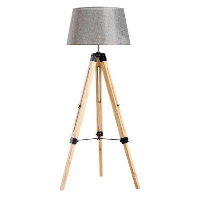 HOMCOM LAMPA STOJĄCA PODŁOGOWA TRÓJNÓG SZARA