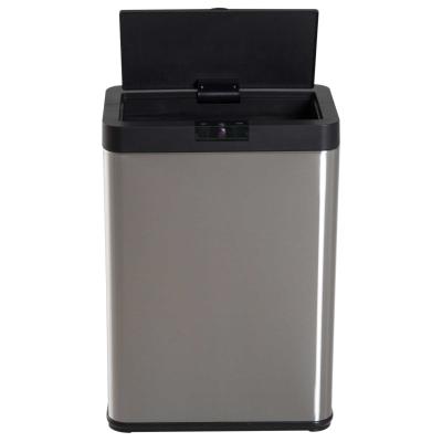 HOMCOM® KOSZ NA ŚMIECI AUTOMATYCZNY Z CZUJNIKIEM PODCZERWIENI 52L srebrny